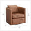 Fauteuil demi-tonneau pivotant confortable avec des caractéristiques avancées pour la détente-1825337248