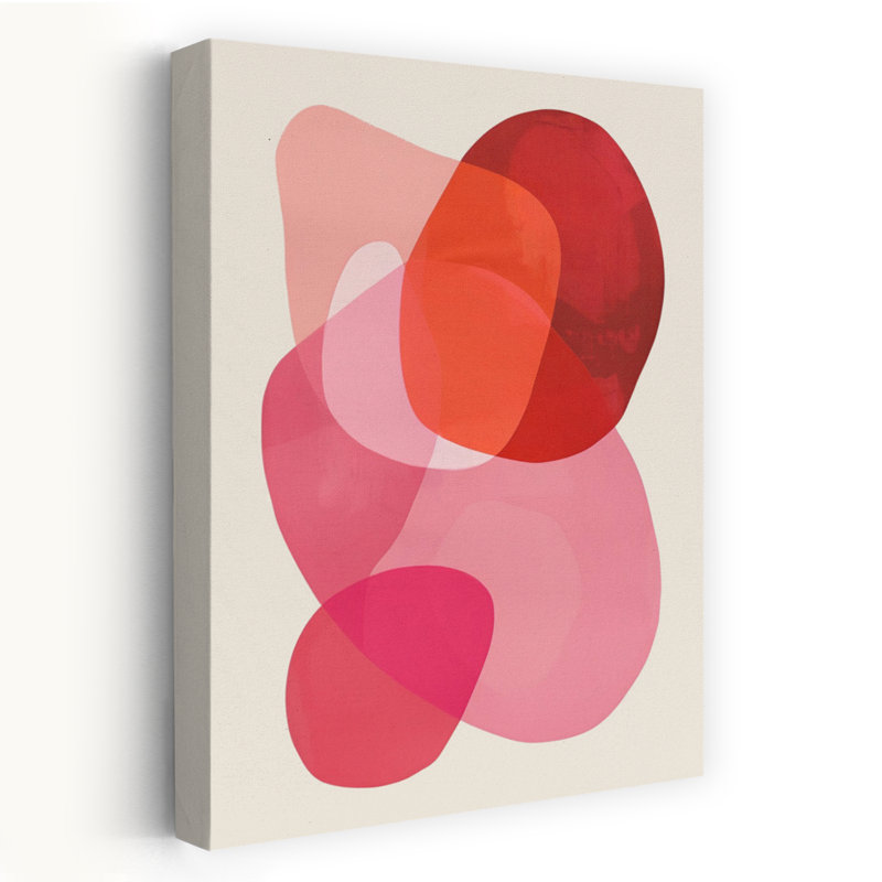 Art mural contemporain abstrait abstrait, H 36 po x l 24 po
