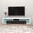Hugo Modern TV Stand for TVs up to 90" with 16-Color LED Lighting, Glass Shelves, Wall-Mounted-1183062240