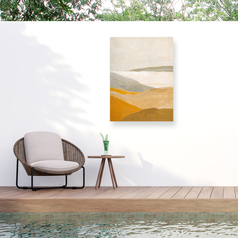 Design Fabrikken Yellow Field Outdoor  Canvas, H 14 po x l 19 po
