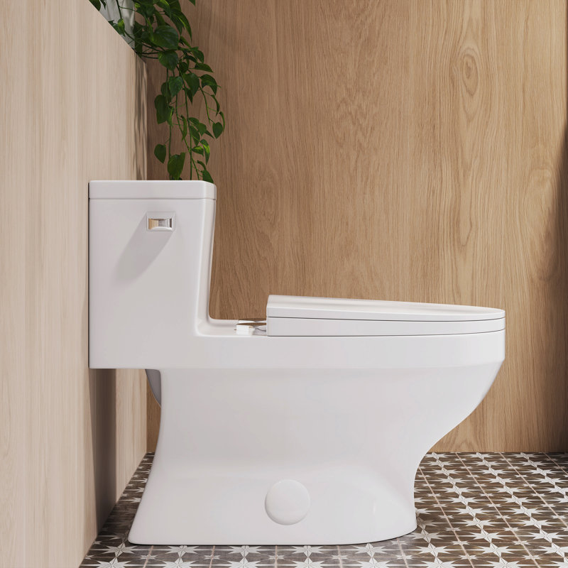 Toilette allongée une pièce Clichy 1,28 GPF (siège inclus)
