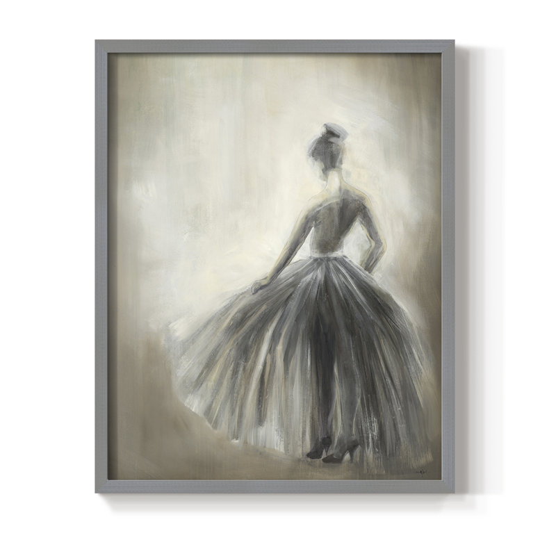 Over in the Light Framed Print - Solid Wood, Gray, 21" H x 17" W