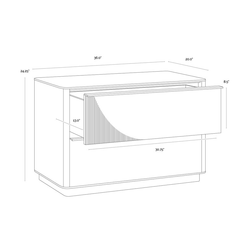 KALLA 2 - Drawer Nightstand