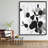 Grayscale Branches with Leaves - Gray Bedroom Canvas Decor