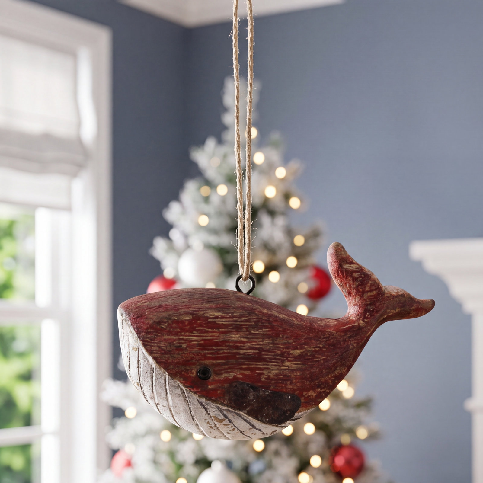 Birch Lane™ No Pattern Hanging Figurine Ornament, Brown