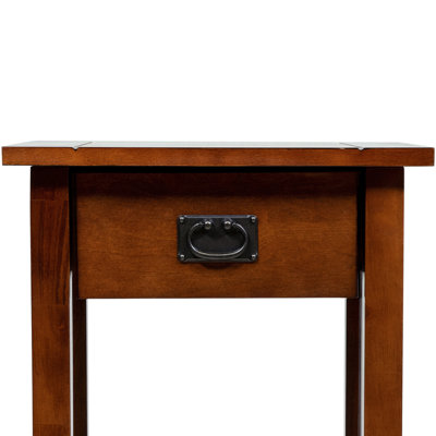 Table de bout avec rangement Oakcrest