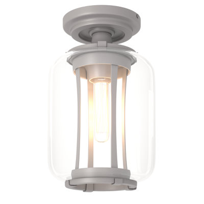 Plafonnier semi-encastré pour l'extérieur Fairwinds - Verre transparent