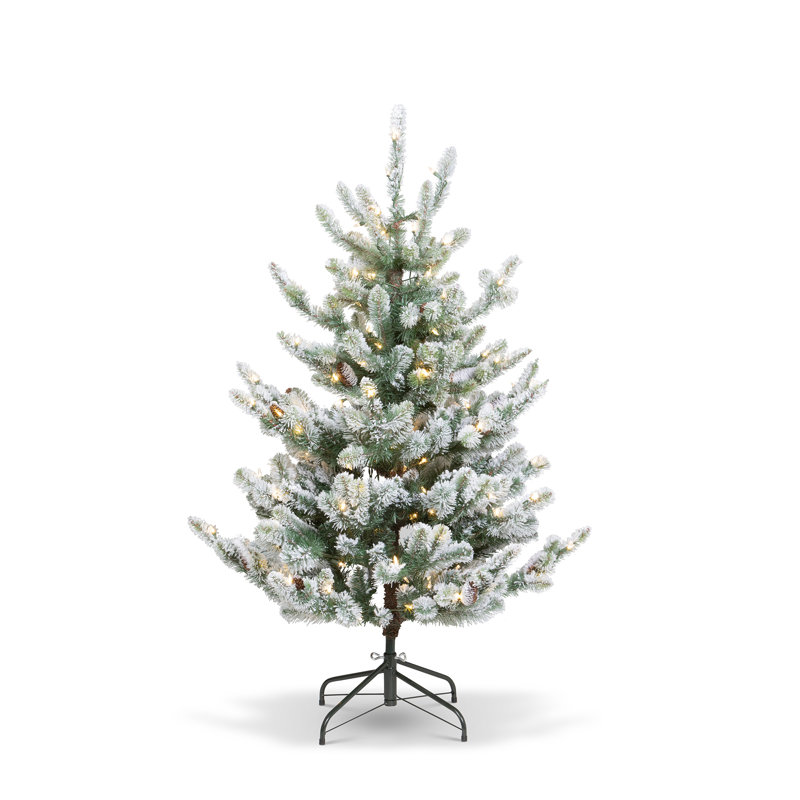 Épinette bleue floquée Park Hill, 4,5 pi, H 4,5 pi