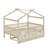 Wooden House Bed With Trundle-1561443510-1561443502