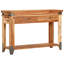 Rushton 110cm Solid Wood Top Console Table