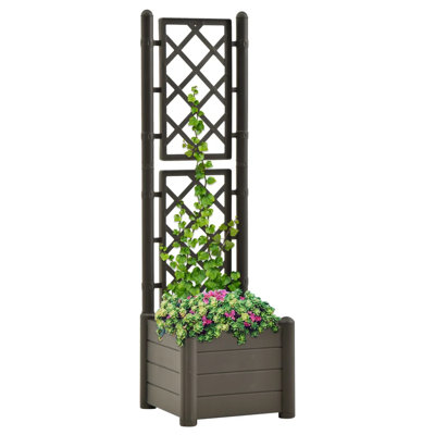 Lando Raised Garden Bed with Trellis
