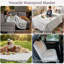 Jeté réversible imperméable pour grand lit 60 po x 80 po Lavish Home pour lit, canapé ou voiture (imprimé léopard des neiges)-1664537632-1664537639