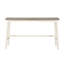 Tabouret de table transitionnel en bois massif - finition blanche et café pour la maison-257515023-257515020-257515022