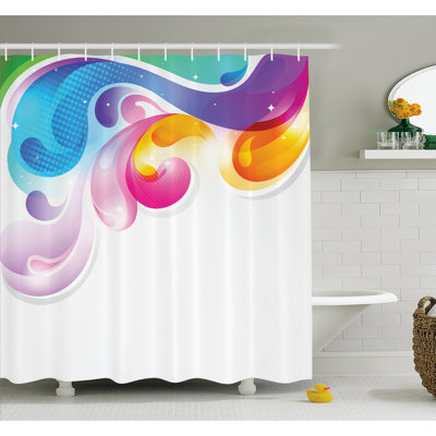 Nathanael Shower Curtain with Hooks Included