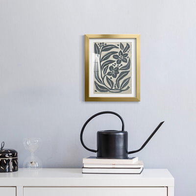 Island Folk Flowers II -Framed Print