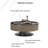 Round microcrystalline stone coffee table-105839921