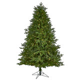 84' H Lighted Artificial Fir Christmas Tree