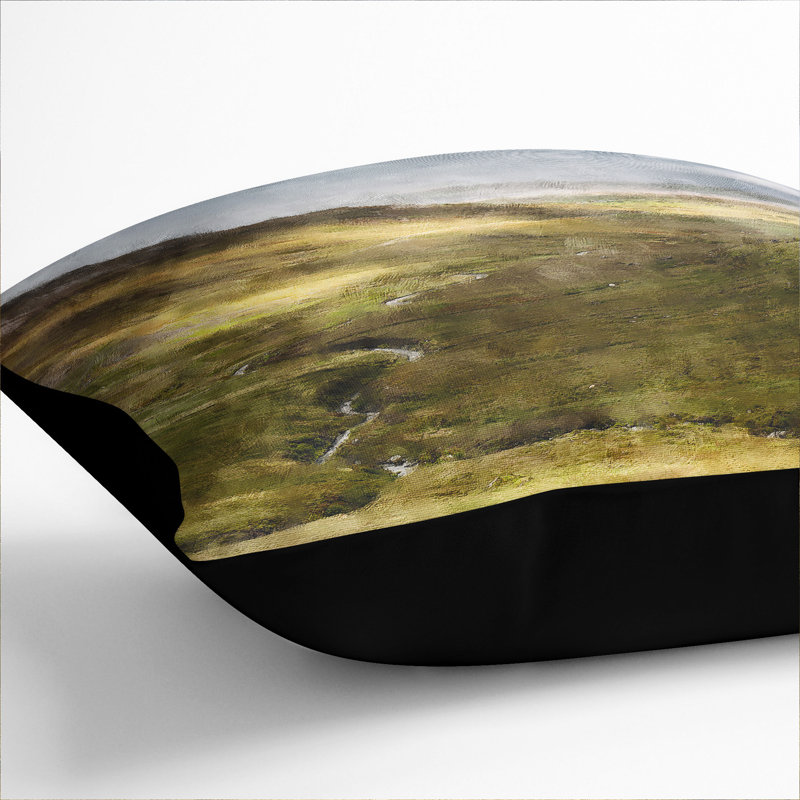 Square Cushion, Black, 55cm H x 55cm W x 20cm D