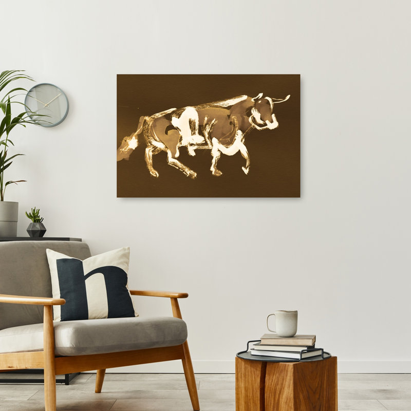 Impression sur toile, charling sépia, 24" H x 36" W