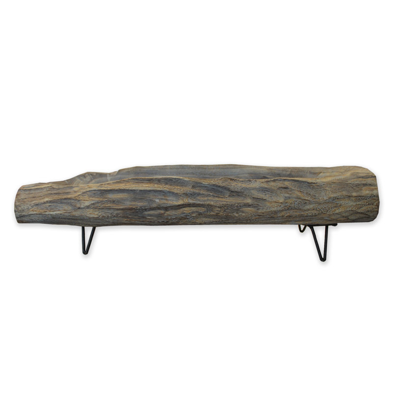 Sculpture en bois de aster Claude