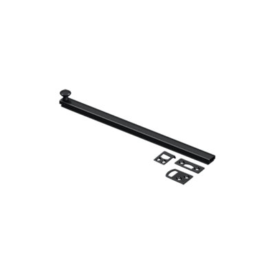 Deltana 12SBCS19 12" Surface Bolt, Concealed Screw, HD in Paint Black