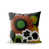 White/Black/Ochre/Brown/Green Floral