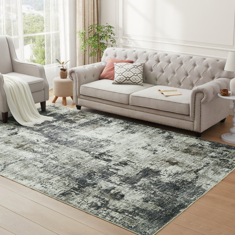 Oriental Machine Tufted Shag Area Rug, Rectangle 80 x 150 cm