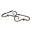 Modern Curl Steel 6'' Curtain Holdback-10721072