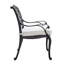 Chaise d'extérieur avec coussin