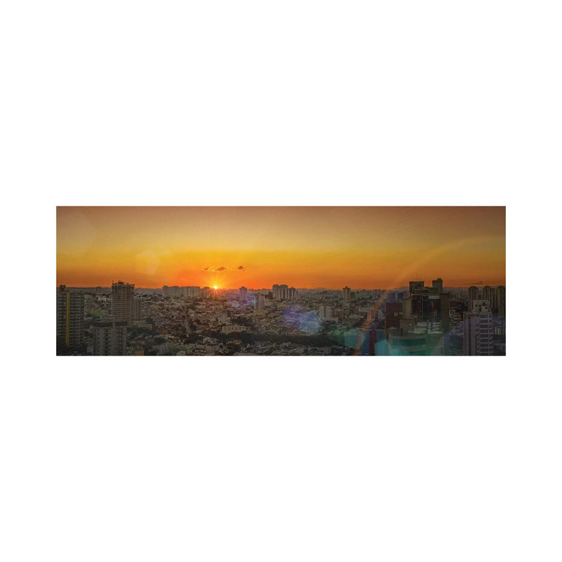 1 Piece Panoramic Wall Art on Canvas, 30.48 cm H x 91.44 cm W x 1.91 cm D, Wrapped Canvas