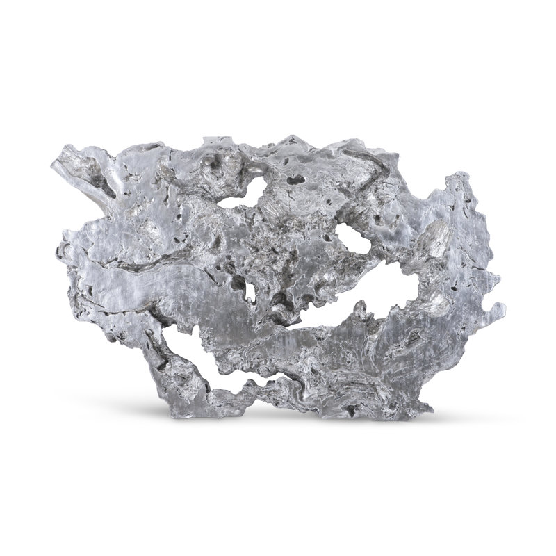 Décoration murale Cast Naturals Root Burled, Argent