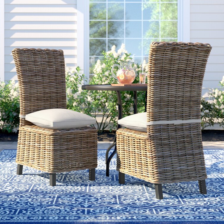 Aneeq Wicker/Rattan Side Chair