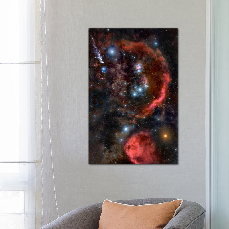 Lenworth «Astronomie et espace», reproduction sur toile tendue, H 12 po x l 8 po x P 0,75 po, Pas de tapis, Toile tendue