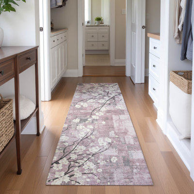 Tapis floral lavable à la machine de qualité supérieure Mayfield AMF2248