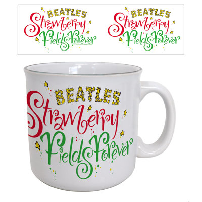 The Beatles - Champ de fraises 20 oz Tasse de camping