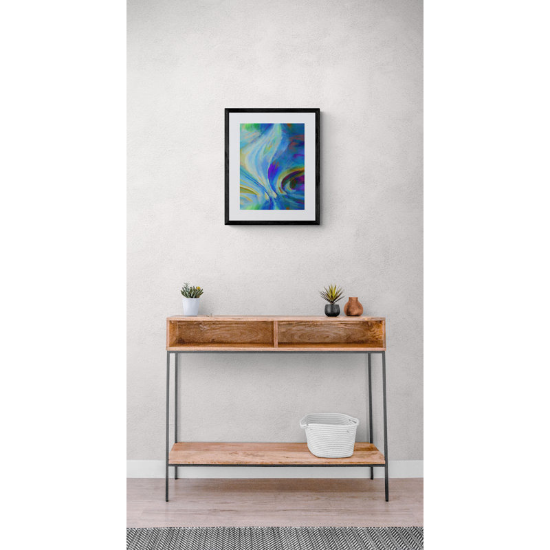 Blooming Print by Angel Estevez, Black Framed Paper, 21.25" H x 17.25" W