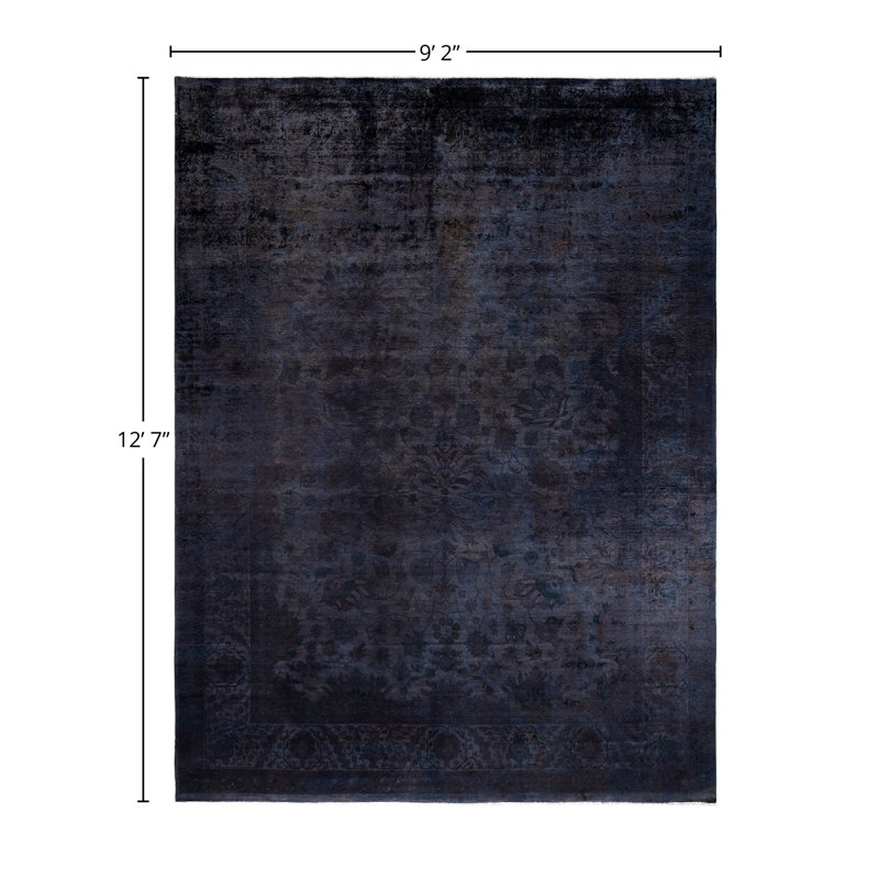 Tapis unique en laine 9 pi 2 po x 12 pi 7 po Sassoon
