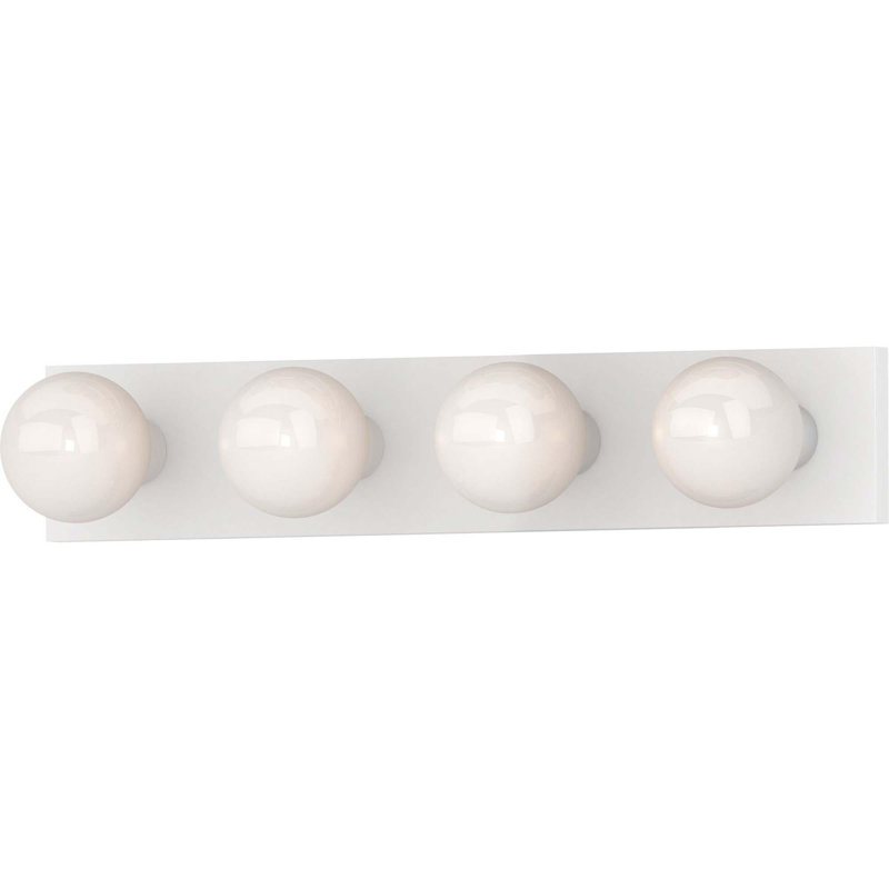 Luminaire pour meuble-lavabo 4 lumières blanc