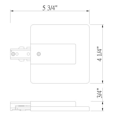 Live End Outlet Box Cover Lighting Kit