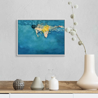 " Swimmer In Yellow, 1990 " by Gareth Ball