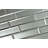 Secret Dimensions 4 in. x 16 in. Diamond Grade Glass Reverse Beveled Large Format Subway Decorative Kitchen & Bathroom Wall Tile
