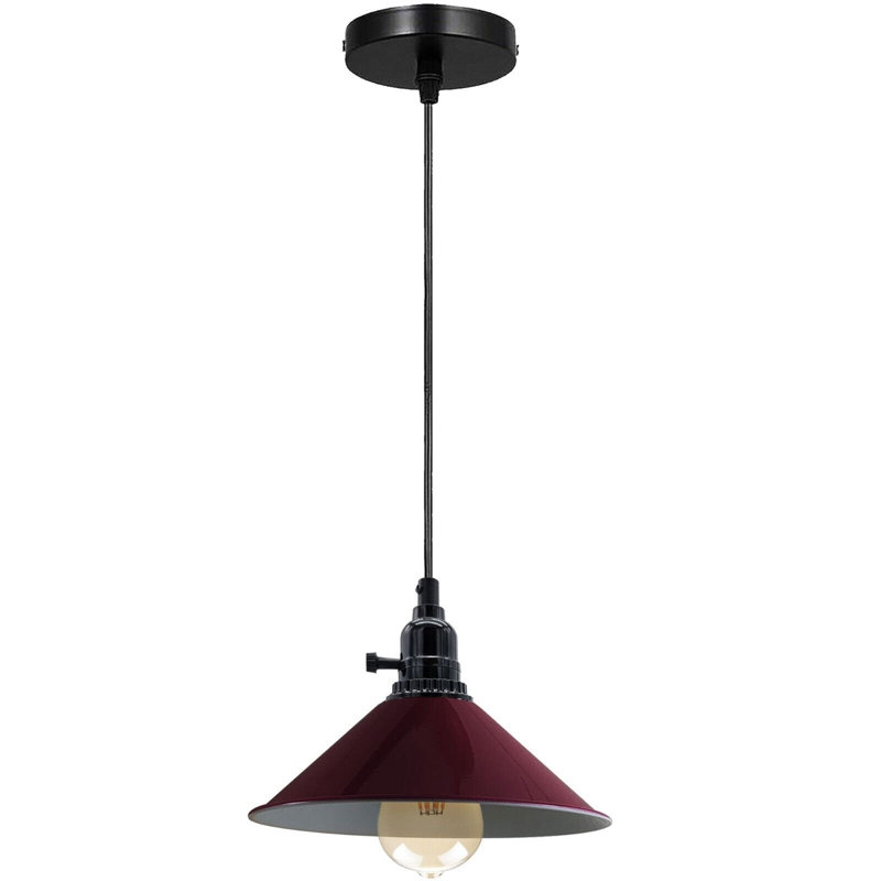 Gaige 1 - Light Pendant, Maroon