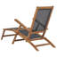 Maldonado 152cm Long Reclining Teak Single Chaise