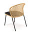 Maday Patio Dining Side Chair with Cushion-295285493-295285450