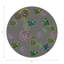 Succulents Floating Intenso Vegan Leather Round Coasters-749185317