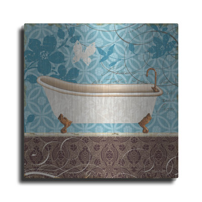 «August Motif Bath I» par Lisa Audit, August Wall®, art mural en métal