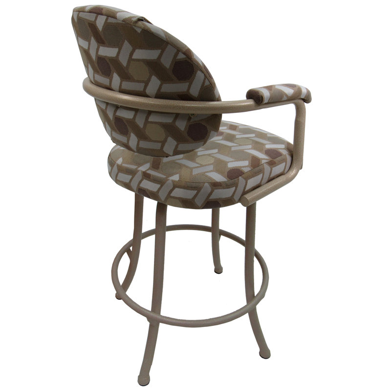 Comptoir pivotant, bar et très grand tabouret Vickky, Tabouret de comptoir (siège d'une hauteur de 26 p