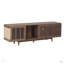Meuble télé pour chat avec porte coulissante de style moderne Mid-Century