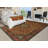 One-of-a-Kind 6'3" x 9'5" New Age Rectangle Wool Area Rug in Brown and Green