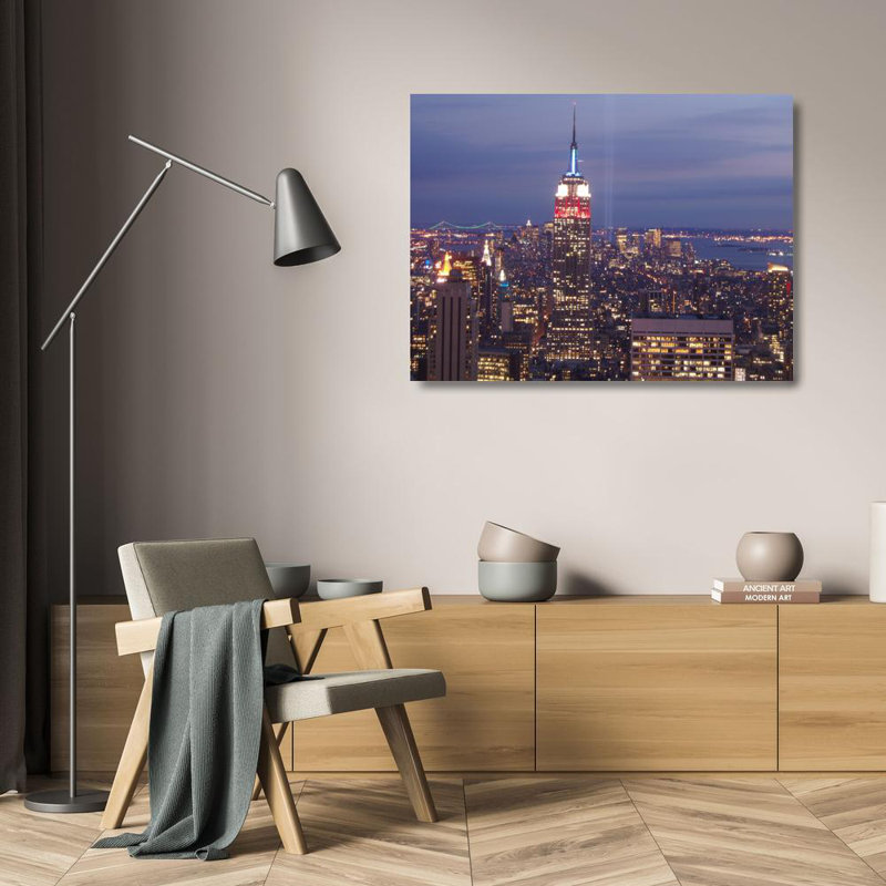 New York City Empire State Building, H 18 po x l 24 po